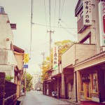 糸魚川の歓楽街。ホームランて店で飲んで、シメにラーメン食べてみたい。